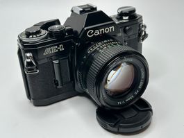 Revidierte filmgetestete Canon AE-1 mit FD 50mm 1:1,4
