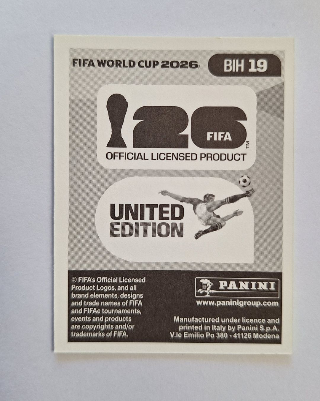Panini Carte collezionabili: Panini Samed Baždar BIH 19 – Nuovo (secondo la descrizione) da Romanens venduto da Crocette 1