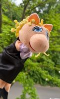Handpuppe Miss Piggy - frisch gewaschen