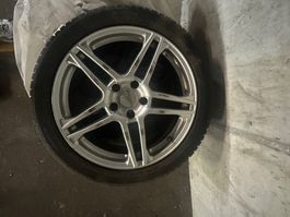 2x Felge mit Continental-Reifen 245/40 R18 977WH (8JX 18 H2)