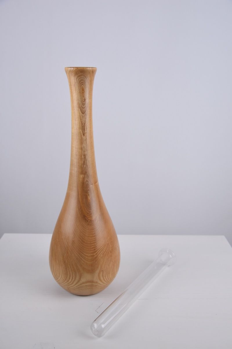 Vasi & Recipienti: Holz-Vase aus Esche - Handgefertigt – Nuovo e nell'imballaggio originale da wichtrach venduto da elvena 1