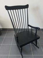 Schaukelstuhl Holz Schwarz