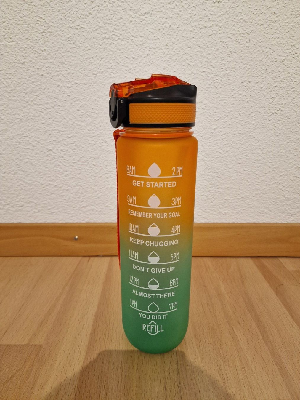 Borracce & Thermos: Wasserflasche Trinkflasche Kunststoff "Orange" – Nuovo (secondo la descrizione) da Buchrain venduto da Sssschaller