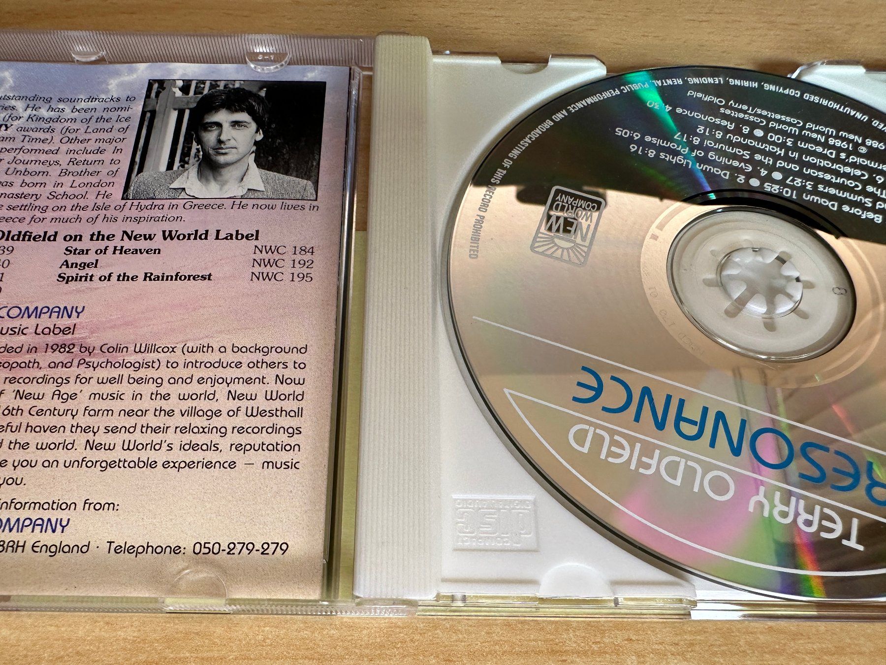 CD: Terry Oldfield – Resonance – Usato da Rikon im Tösstal venduto da Alpenmutz 2