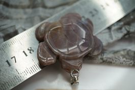 Ozean Jaspis  Schildkröte   Anhänger   ab 1.- Auktion