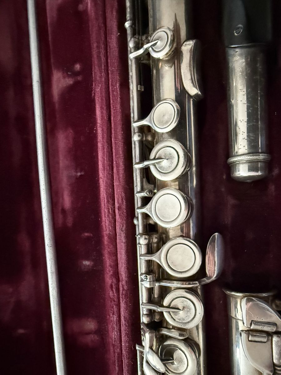 Strumenti musicali: Querflöte G. Hüller Schöneck gebraucht mit Etui – Usato da Goldach venduto da Messerguru 8