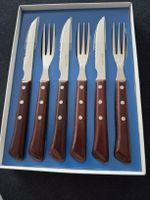AMC Steakbesteck Set 6-teilig Holzoptik neuwertig