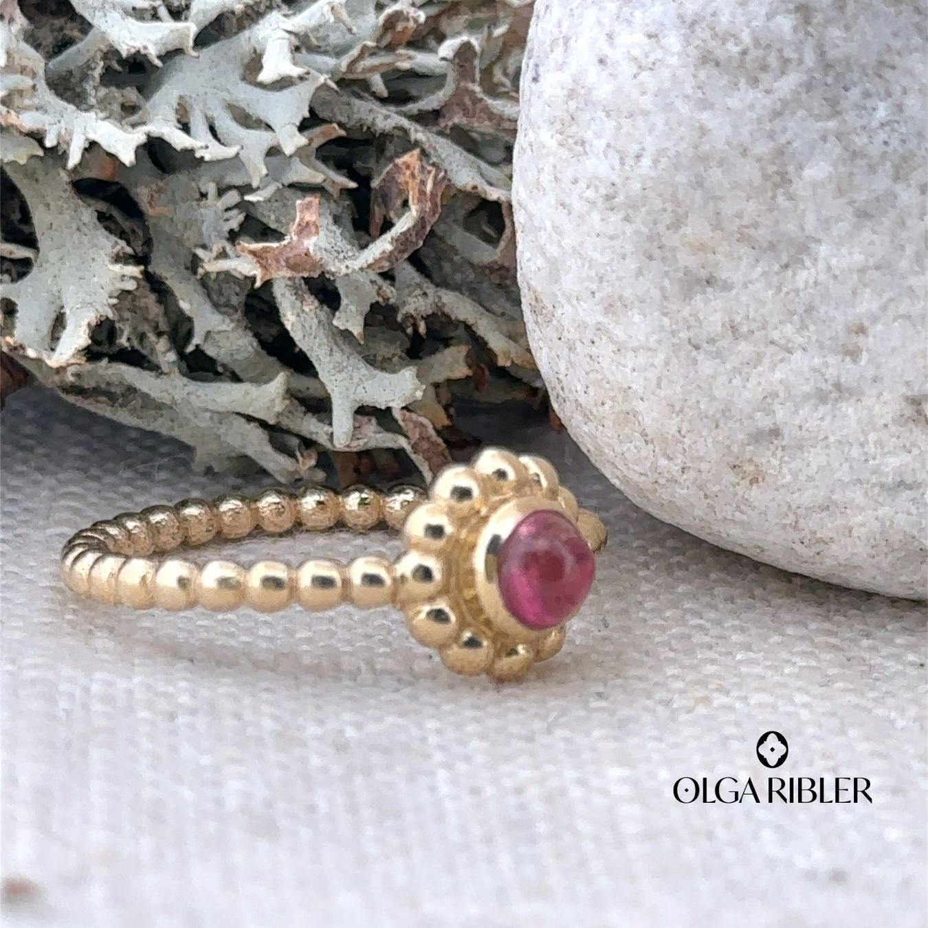 Olga Ribler Anelli: Turmalin Ring 925 Sterling Silber Grösse 53 – Nuovo (secondo la descrizione) da Luzern venduto da Schmuckoutlet
