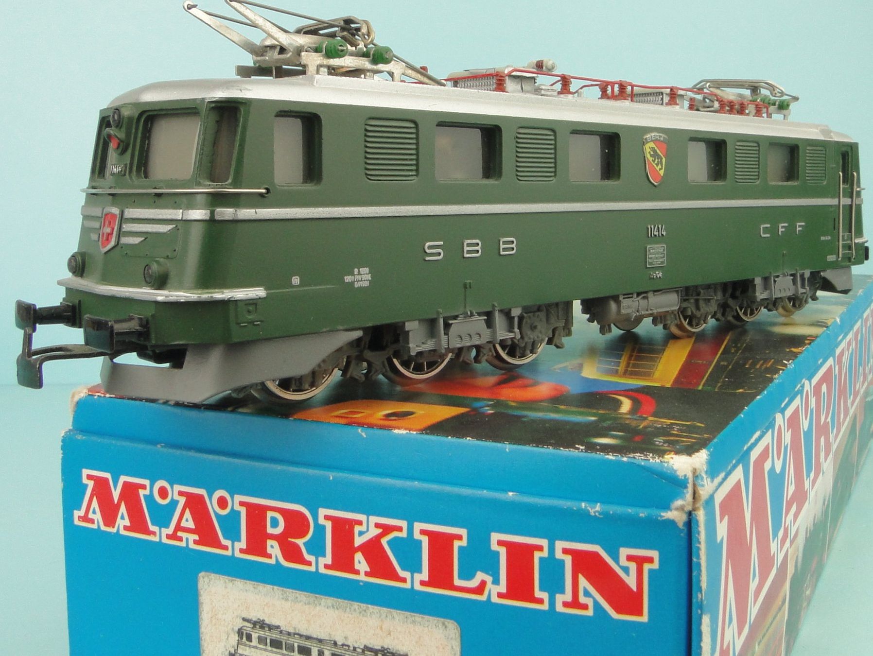 Märklin Modellini di ferrovie: Märklin 3050  SBB Ae 6/6, Gleichstrom – Usato da Bülach venduto da cann11