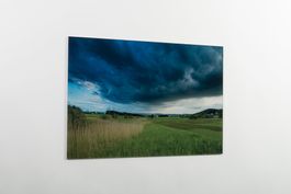 Wandbild Landschaft mit dramatischem Himmel 60x40cm