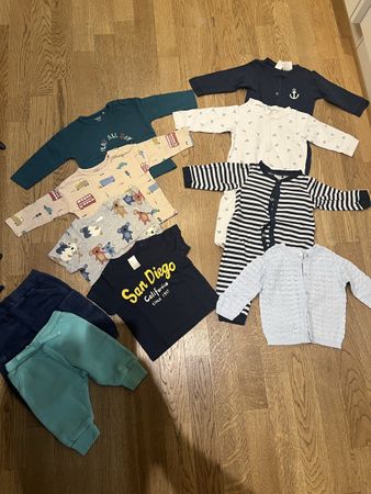 Baby-Jungen-Kleiderpaket, 10 Teile, Größe 68
