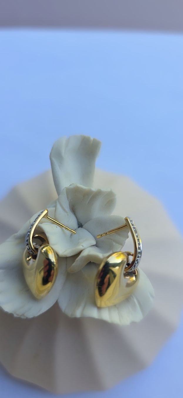 Orecchini pendenti & Orecchini a lobo: GOLD Ohrring 18 karat  – Usato da Effretikon venduto da rinuom01 5