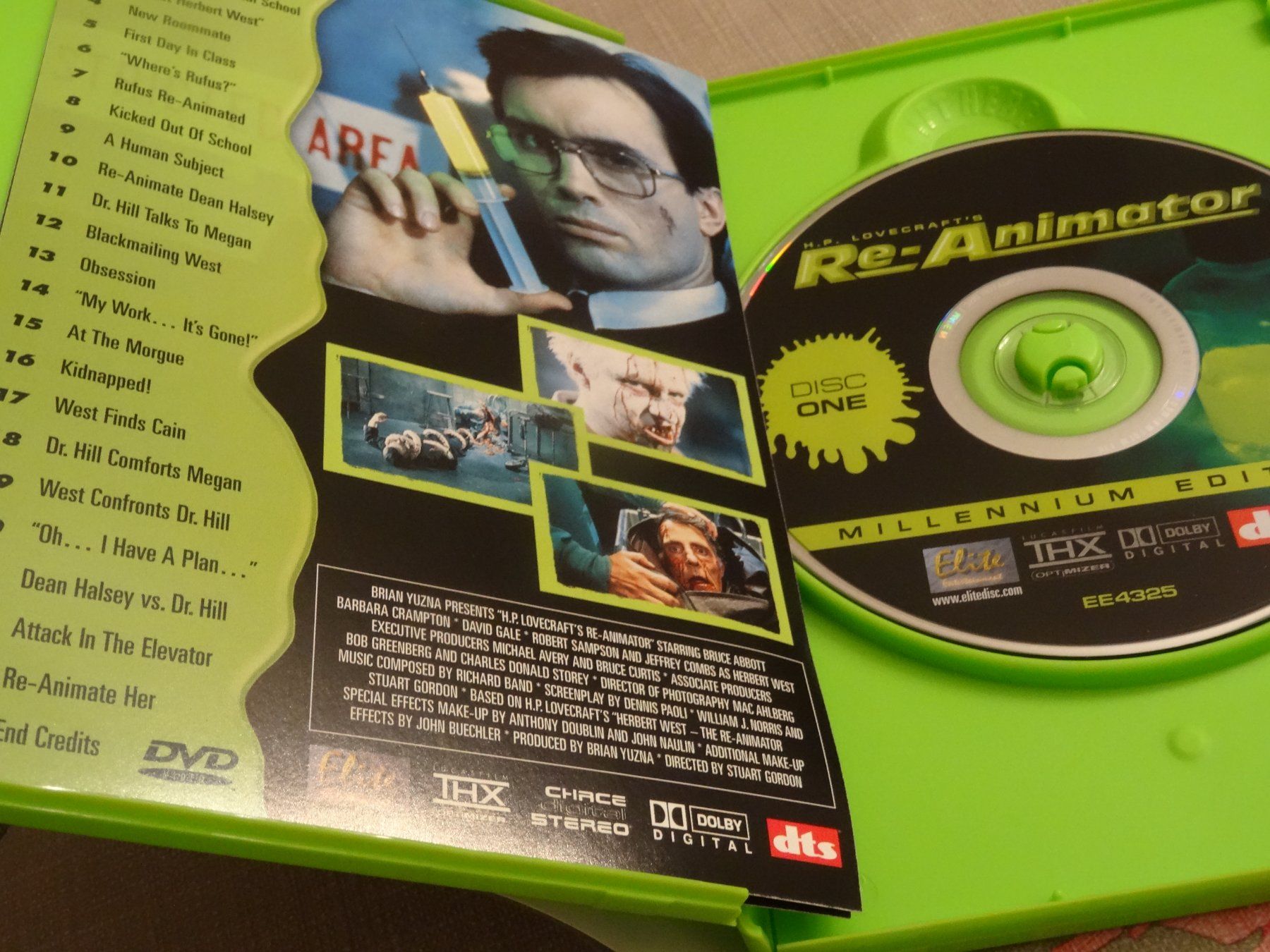Tutti i DVDs: Re-Animator Millennium Edition DVD - Horror Klassiker! – Usato da Olten venduto da Disc-Verkauf 1
