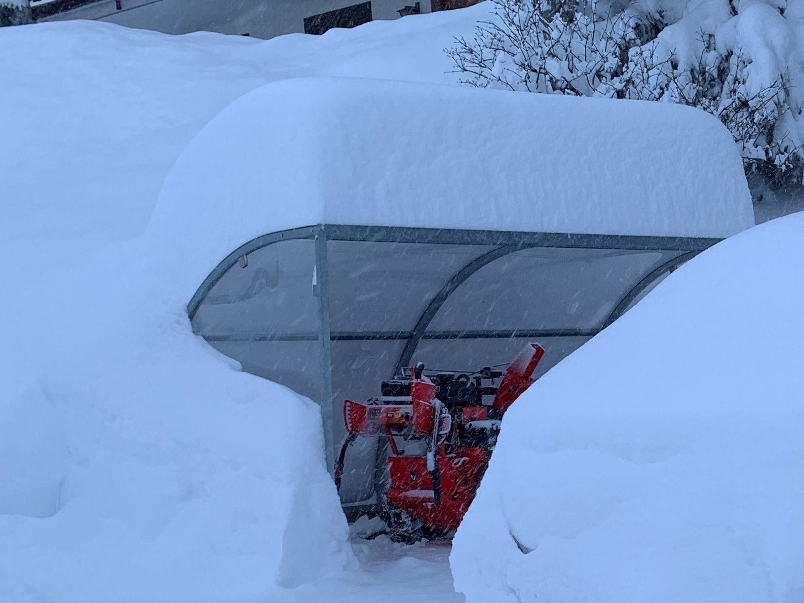 Unterstände: Velounterstand Velopa Engadin – Gebraucht aus Davos Dorf von Panda21 2