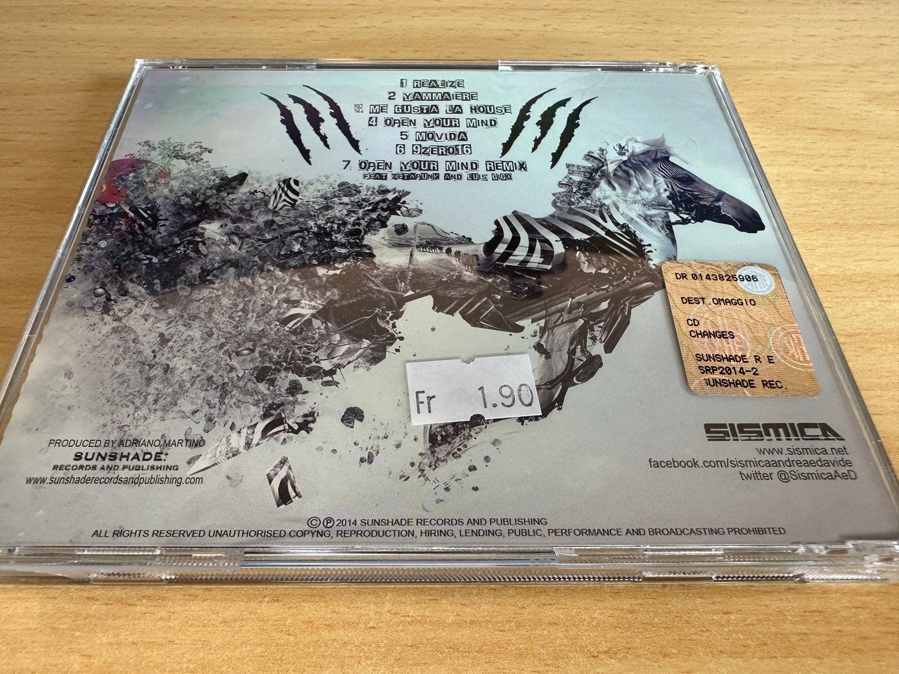CD: Sismica - Changes – Usato da Rikon im Tösstal venduto da Alpenmutz 1
