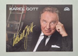 LG/ Original Autogrammkarte Karel Gott Sänger Musik