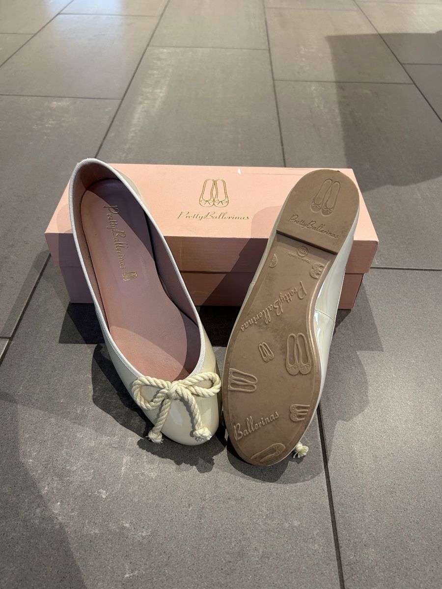 Scarpe da donna: Pretty Ballerinas Lackleder creme – Nuovo (secondo la descrizione) da Rütihof venduto da ALAFC 3