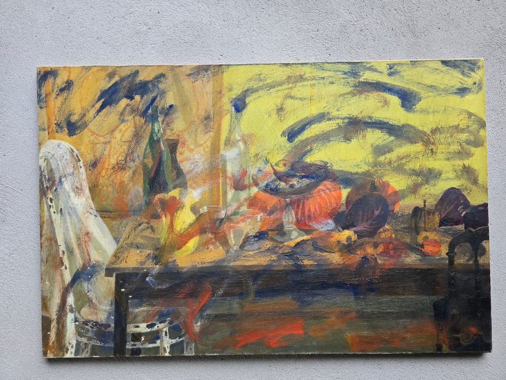 Martin Lauterburg 1891 1960 Oel auf Lw aus dem Nachlass (Gebraucht