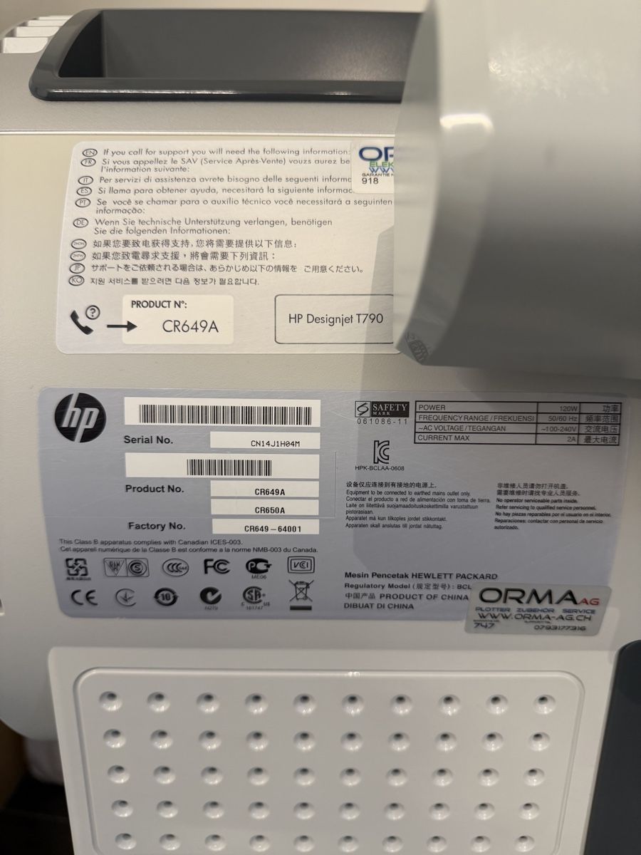 Imprimantes: HP DESIGNJET T790 – D'occasion à Rüti ZH par Digen999 4
