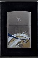 Briquet Zippo Camel décor ville désert état neuf