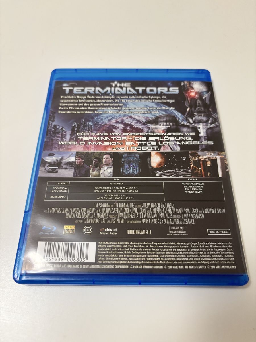 Tous les DVDs: The Terminators - Blu-ray – D'occasion à Luzern par Armastra 1