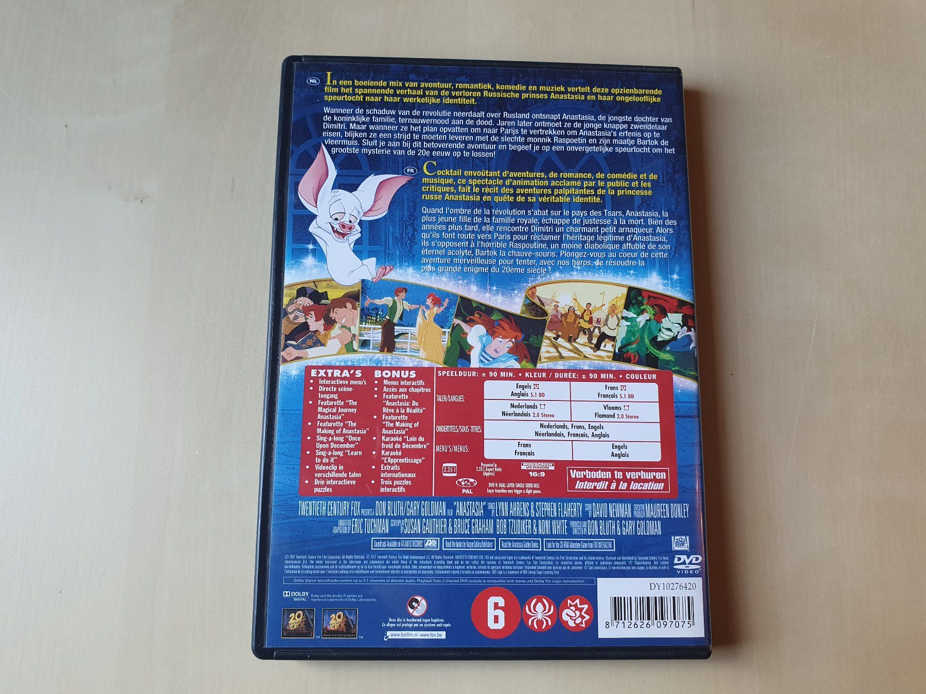 Tutti i DVDs: Anastasia FRA – Usato da Stansstad venduto da collectorsshop 1