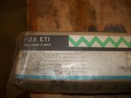 Stabelektrode Böhler Fox ETI 1 Paket 2,5 mm keine Daten