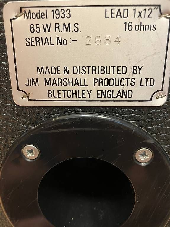 Marshall Lautsprecher: Marshall Guitar Cabinet 1x12" – Gebraucht aus Thun von Werarju 3
