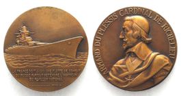 France ARMAND DU PLESSIS CARDINAL DE RICHELIEU Medaille