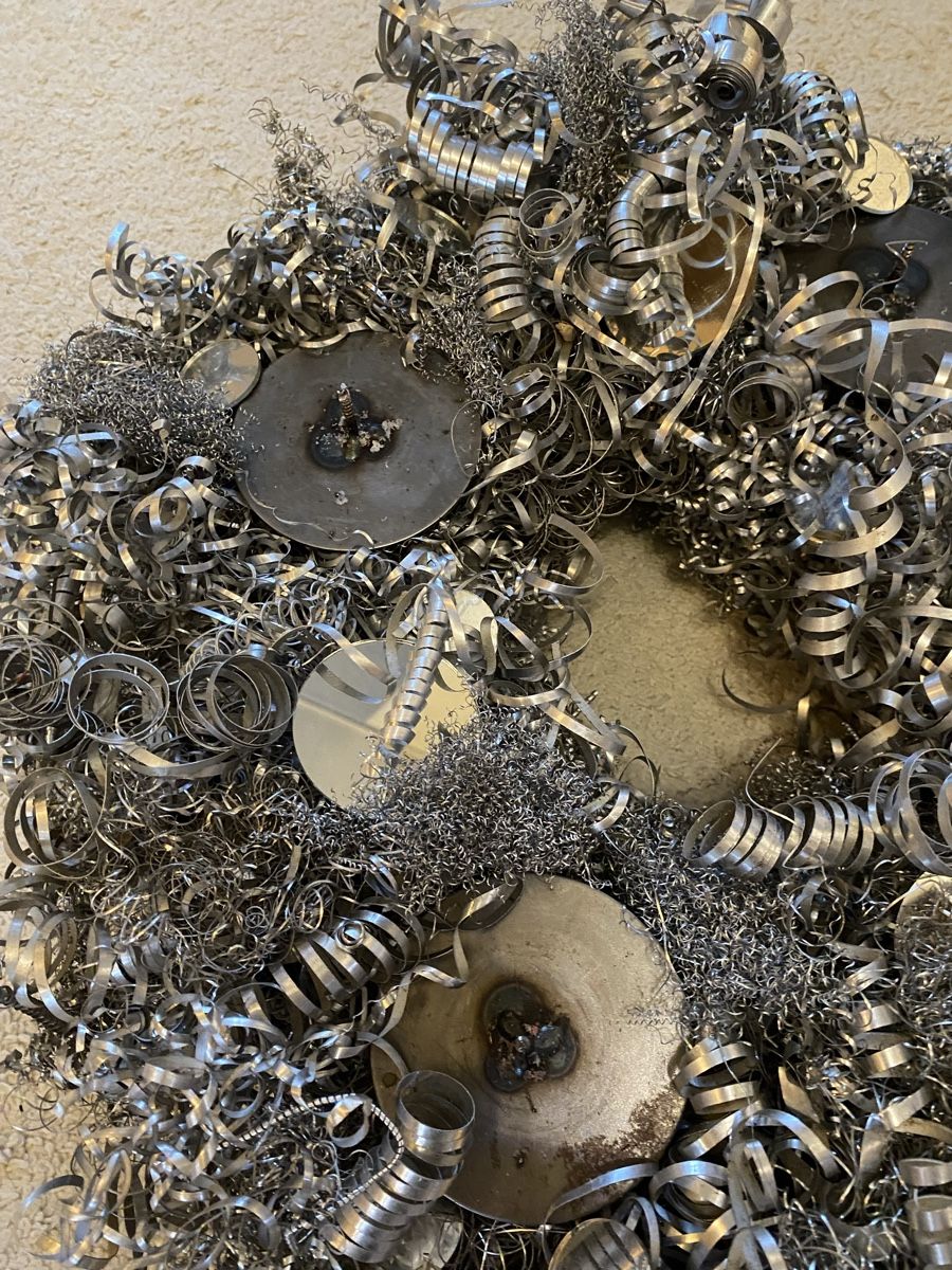 Portacandele: Adventskranz Metall- Design – Usato da Lupsingen venduto da Fabboy 3