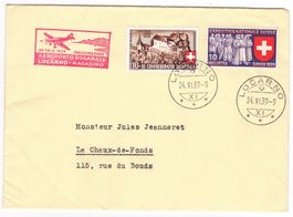 lettre de Locarno-Mogadino cachet S 206 du 24.VI.39