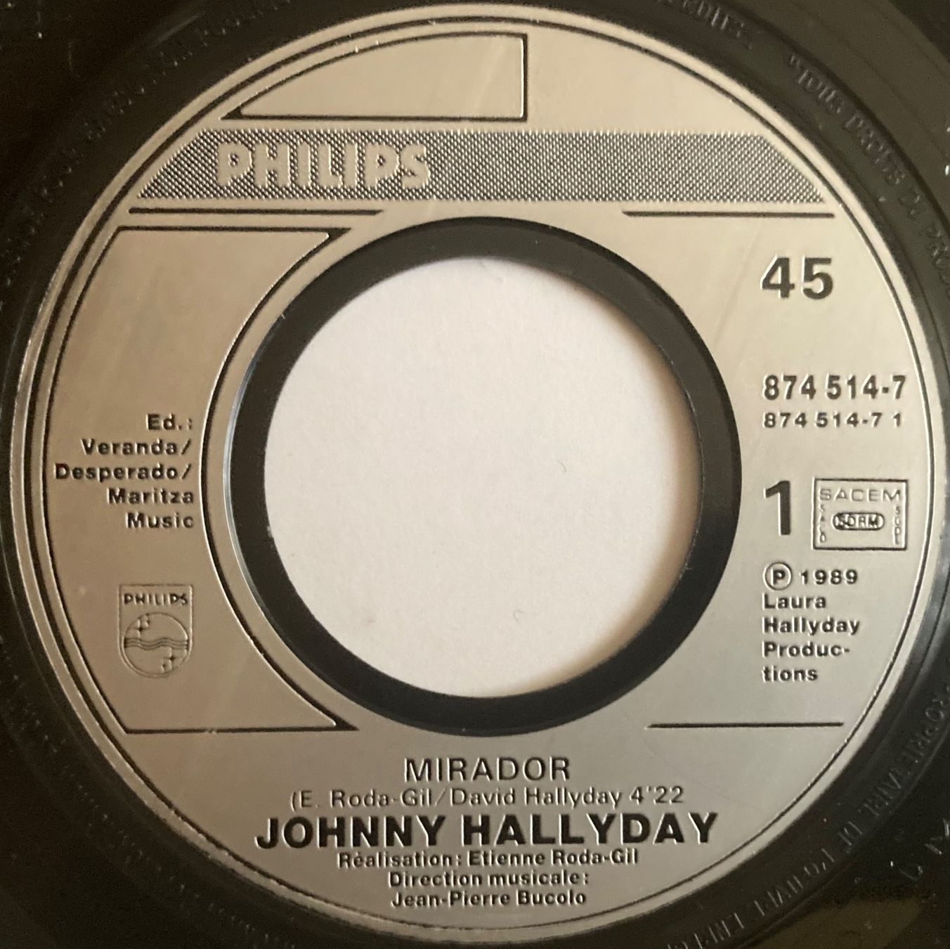 Schallplatten: JOHNNY HALLYDAY - MIRADOR – Gebraucht aus Poliez-Pittet von Newtown-Records 2