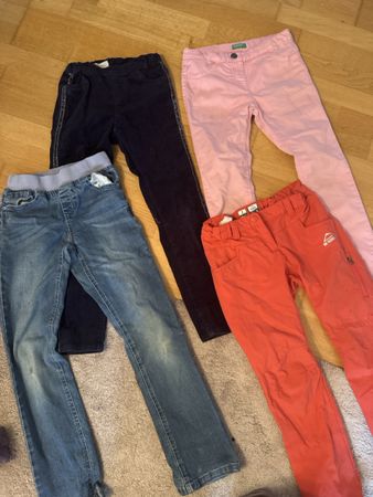 4 Mädchen Hosen 128