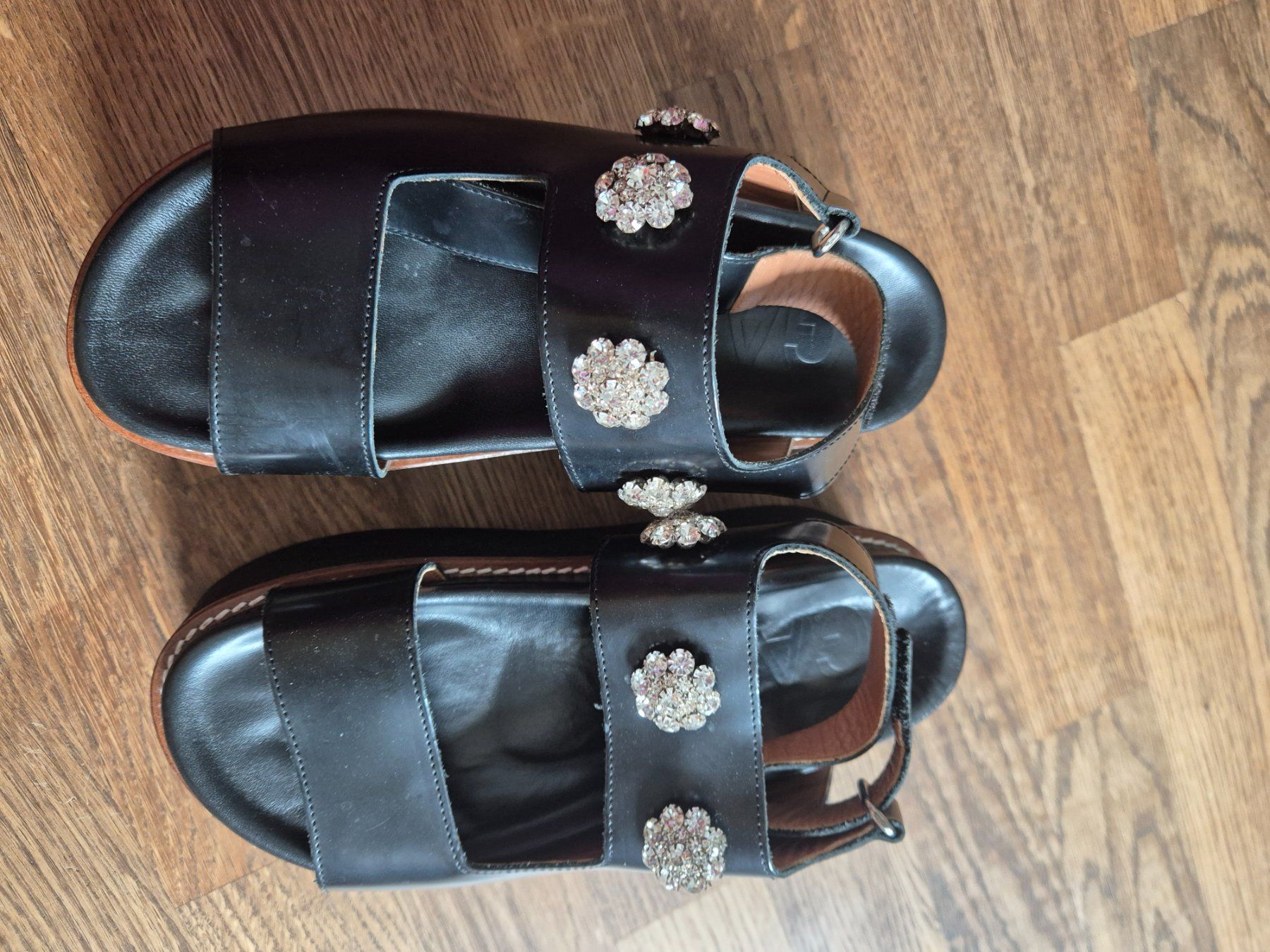 Ganni Scarpe da donna: Ganni leather platform sandals size 38 – Nuovo (secondo la descrizione) da Zürich venduto da monadiederich 2
