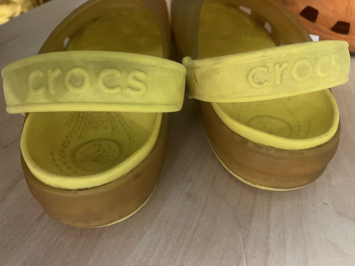 Crocs Schuhe für Jungen: Crocs Clogs gelb Kinder Gr.30 gebraucht – Gebraucht aus Obergerlafingen von cabo4 3