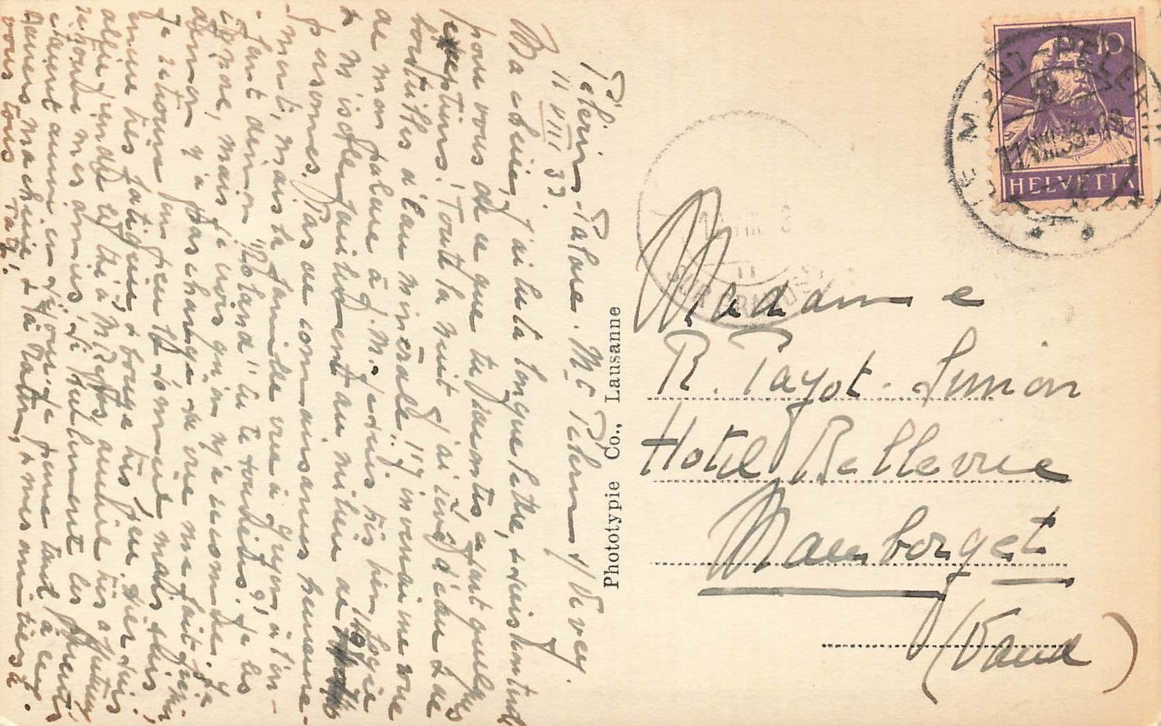 Cartoline postali: Funiculare Mt. Pelerin Vevey – Usato da Biasca venduto da Blenio71 1