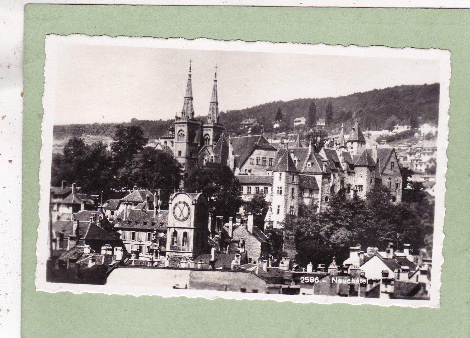 Ansichtskarten: Neuchâtel 1951 – Gebraucht aus Herisau von Lisegrat2008