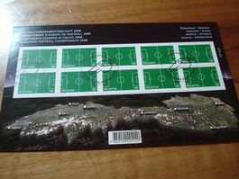 Schweiz Kleinbogen Fussball-EM 2008, ET.o, selbstklebend
