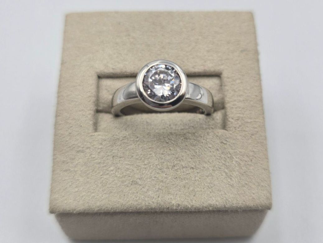 Anelli: Ring Silber 925 Zirkonia Gr. 52 – Nuovo e nell'imballaggio originale da Zug venduto da gold.schmuck