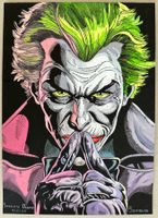 Strilets: Joker, handgemaltes ORIGINAL, signiert