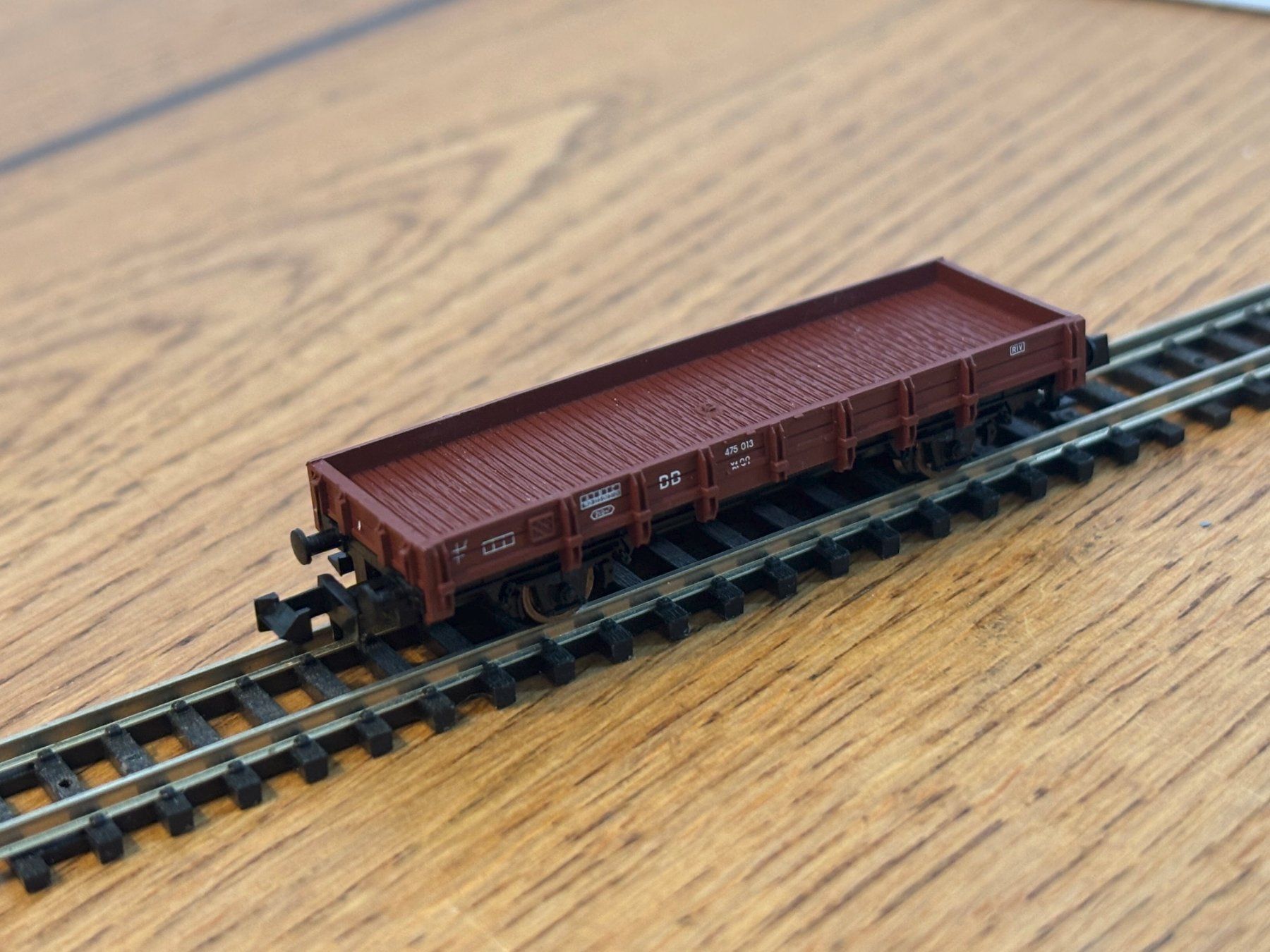 Modellini di ferrovie: e1760: Flachwagen (Spur N) – Usato da Birsfelden venduto da Birs_25 1