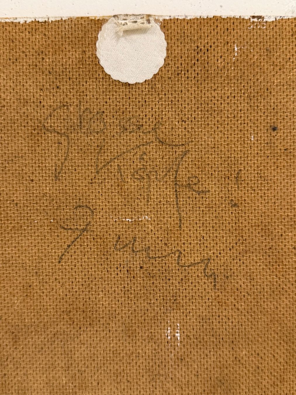 Dipinti: Abstraktes Ölgemälde "Au voleur!" 1975 Einzigartiges Kunst – Usato da Basel venduto da PAUL_ART 9