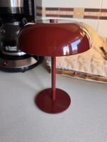 Pilz Lampe, rot, Tischleuchte, neuwertig, Top! Space Style