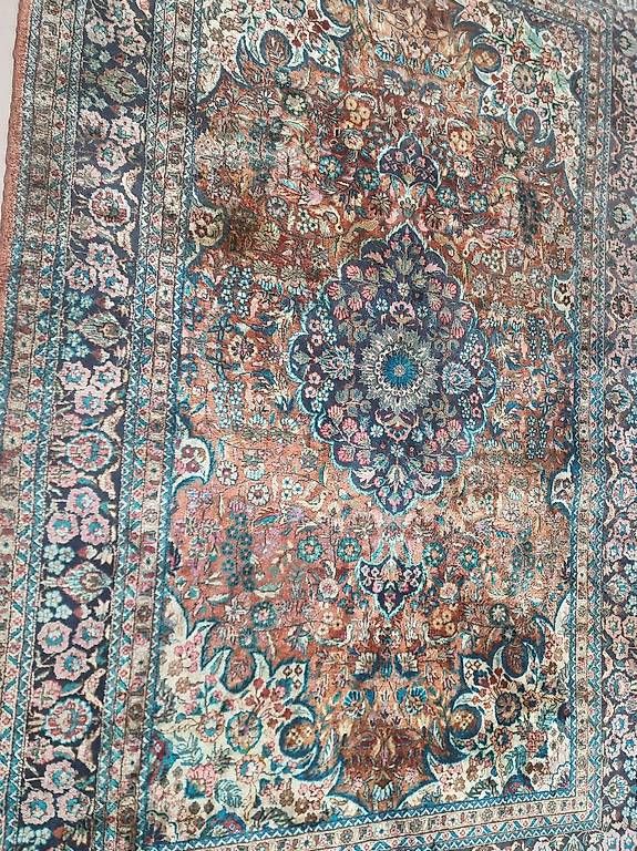 Teppiche: 157×250 Seidenteppich Handgeknüpft – Gebraucht aus Olten von Mezopotamya 3