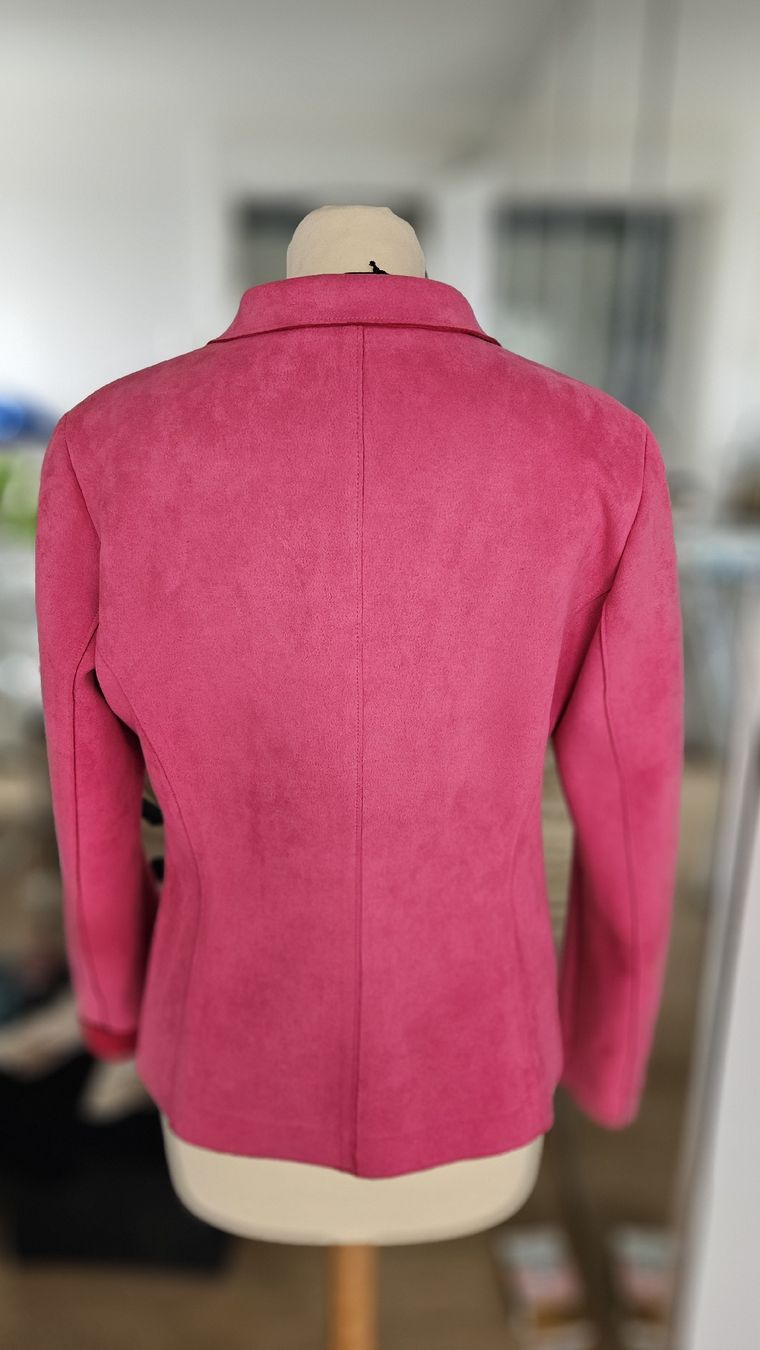 Jacken: Superbe veste blazer tissu imitation peau – Neu (gemäss Beschreibung) aus Cheyres von Karine-Schweiz 1