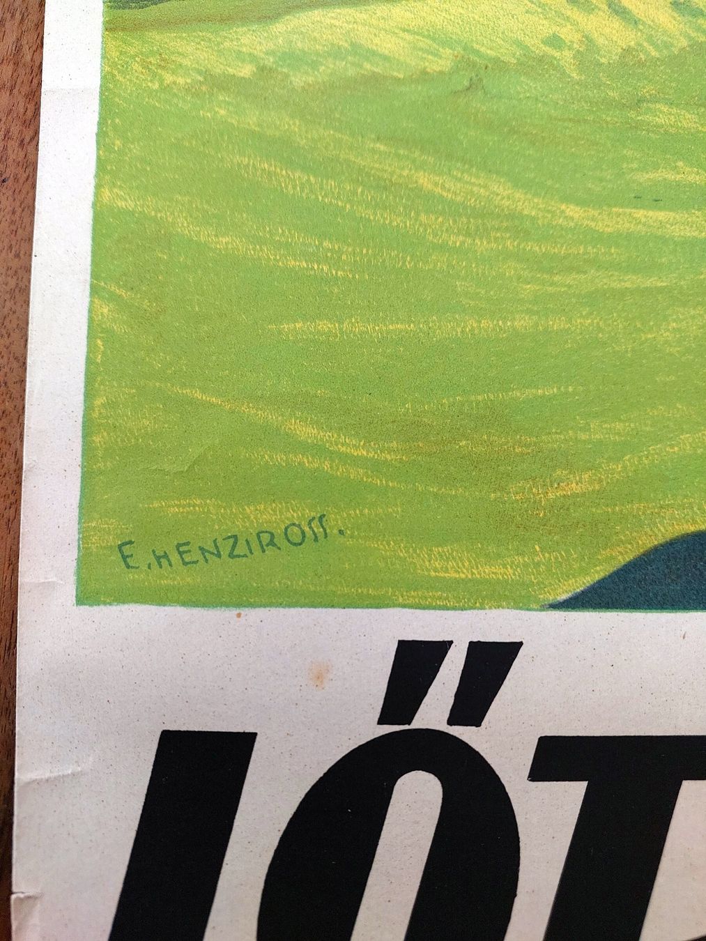 Foto & Immagini: Original Werbeplakat der Lötschbergbahn (BLS) – Usato da Schönenwerd venduto da Steidi 5