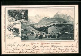 Unterwasser, Ortsansicht gegen die Alpen