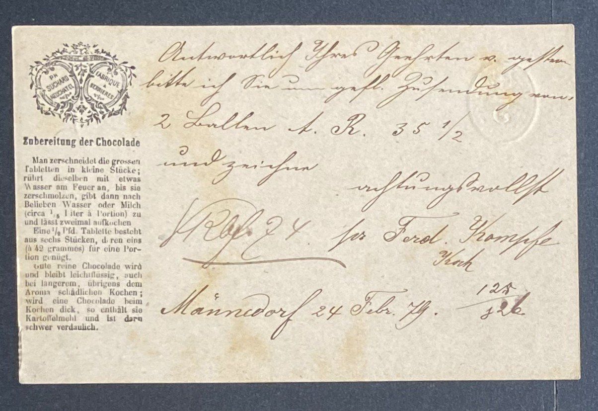 Alle Briefmarken: Carte-correspondance 23. II 1879 – Gebraucht aus Böckten von Hansi36 1