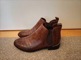 Braune Stiefeletten Gr. 37, NEU!