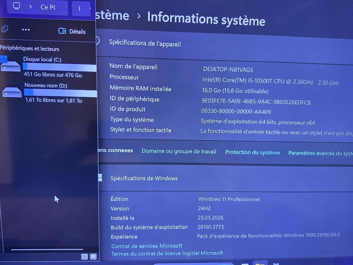 PCs: Dell Optiplex 3080 i5 10 génération – D'occasion à Meyrin par SA_3006 1